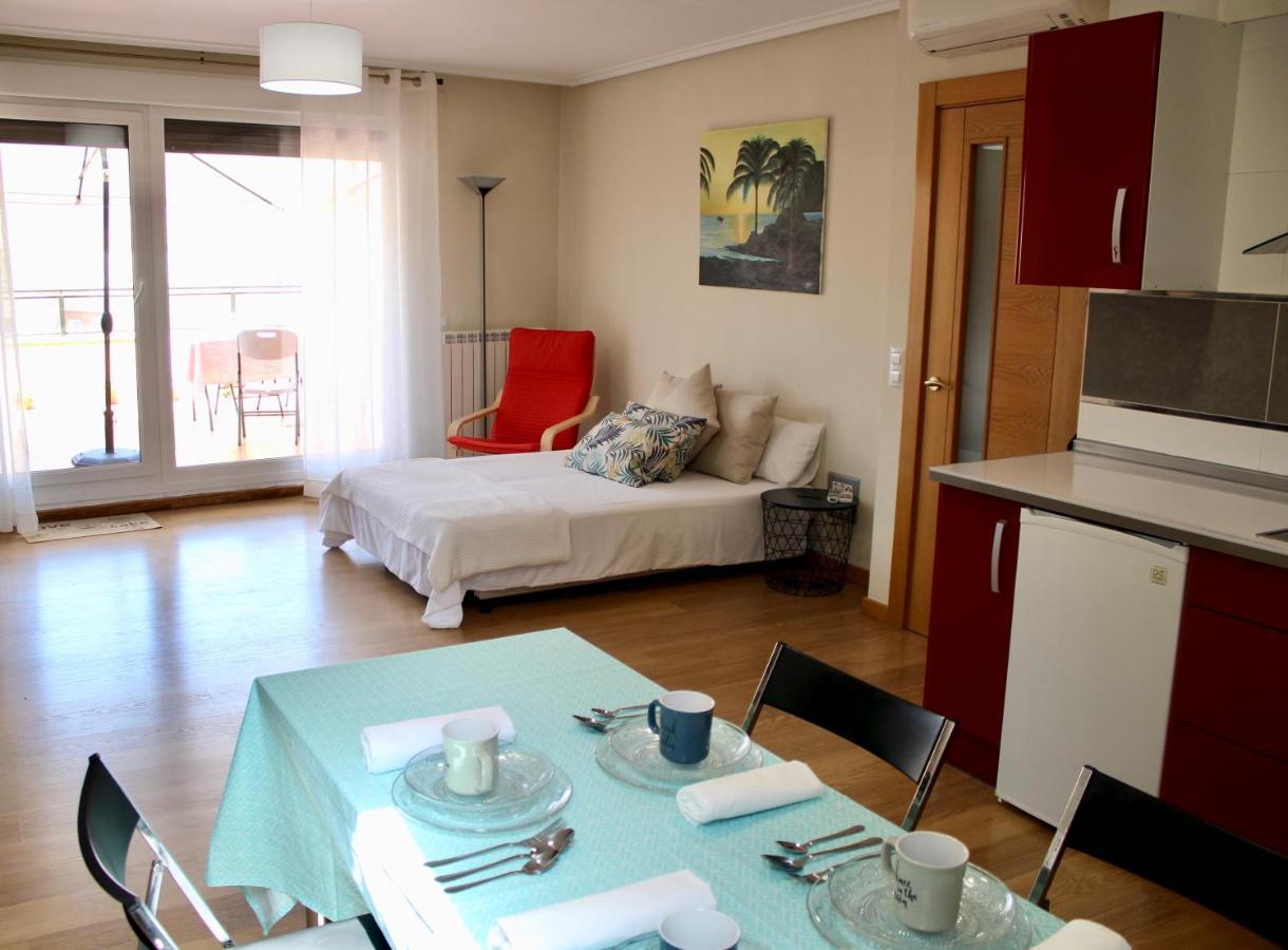 Ferienwohnung Atico En El Centro Con Amplia Terraza Entrena Exterior foto